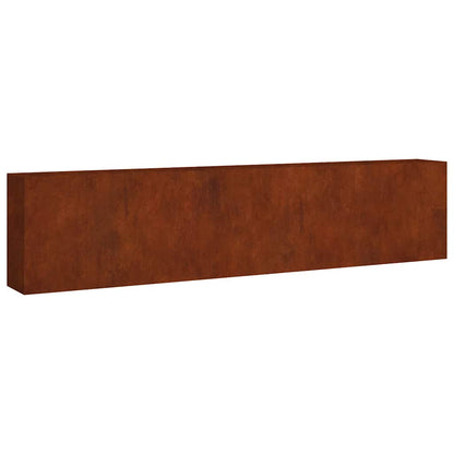 Garden Raised Bed 360x40x80 cm Corten Steel