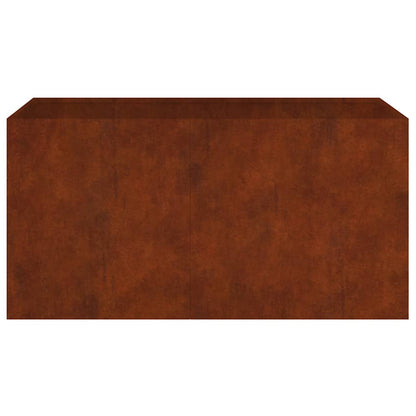 Planter 80x40x40 cm Corten Steel