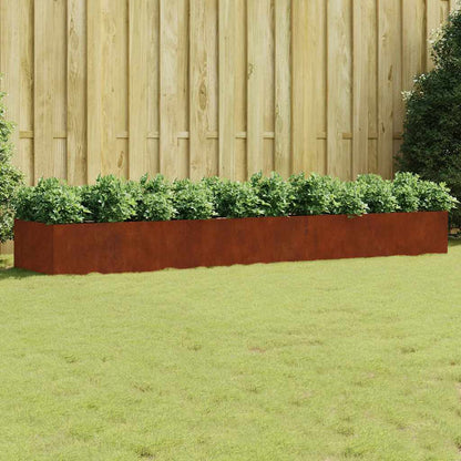 Garden Raised Bed 360x80x40 cm Corten Steel