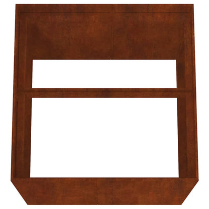 Planter 80x80x80 cm Corten Steel