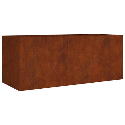 Garden Raised Bed 78.7"x31.5"x31.5" Corten Steel