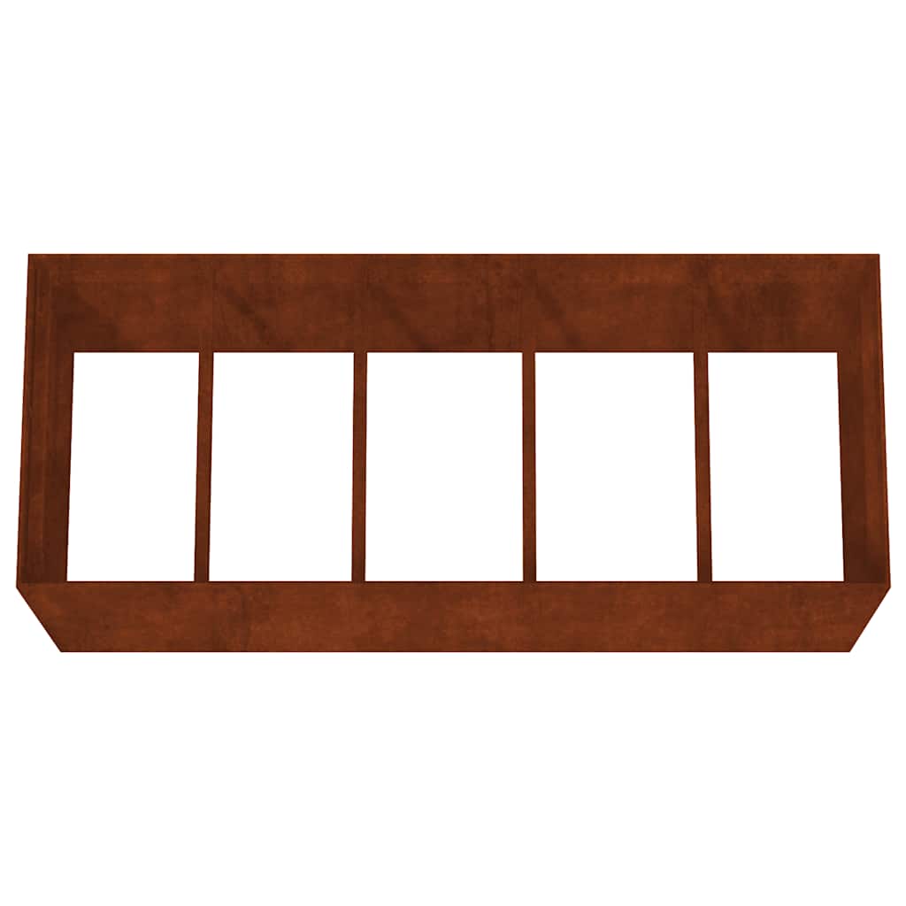 Garden Raised Bed 78.7"x31.5"x31.5" Corten Steel