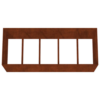 Garden Raised Bed 78.7"x31.5"x31.5" Corten Steel