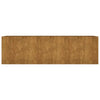 Garden Raised Bed 280x80x80 cm Corten Steel