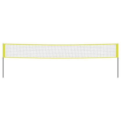 Volleyball Net Yellow and Black 823x244 cm PE Fabric