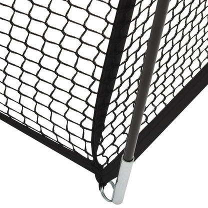 Baseball Batting Cage Net Black 600x400x250 cm Polyester