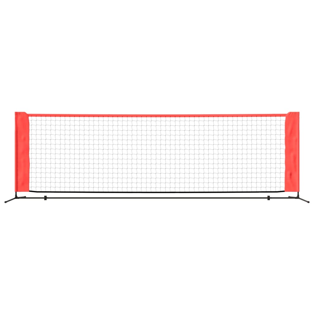 Tennis Net Black and Red 300x100x87 cm Polyester