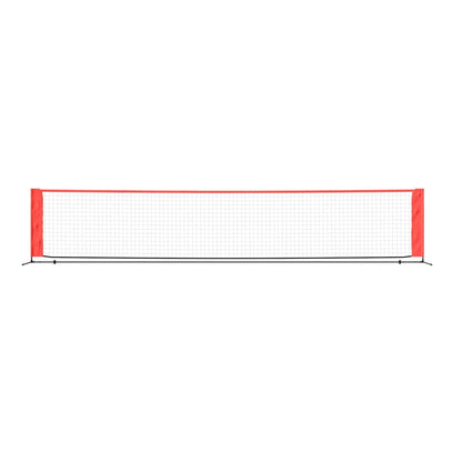 Tennis Net Black and Red 500x100x87 cm Polyester