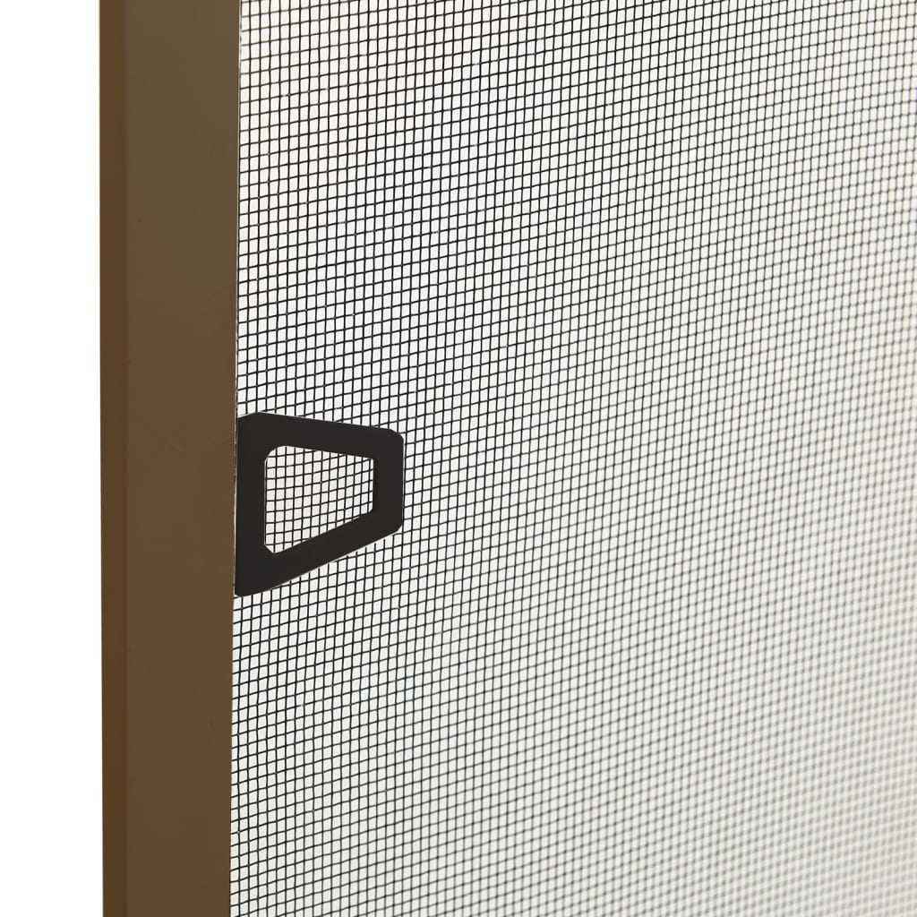 Insect Screen for Windows Brown 80x120 cm