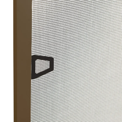 Insect Screen for Windows Brown 80x120 cm