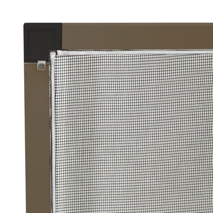 Insect Screen for Windows Brown 90x120 cm