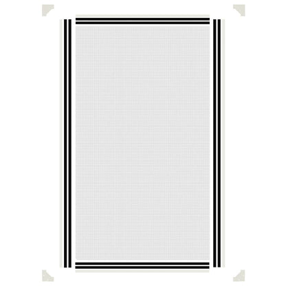 Magnetic Insect Screen for Windows White 80x140 cm