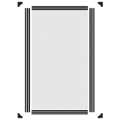 Magnetic Insect Screen for Windows Anthracite 80x140 cm