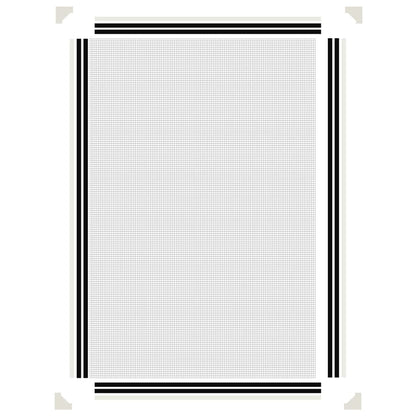 Magnetic Insect Screen for Windows White 80x120 cm