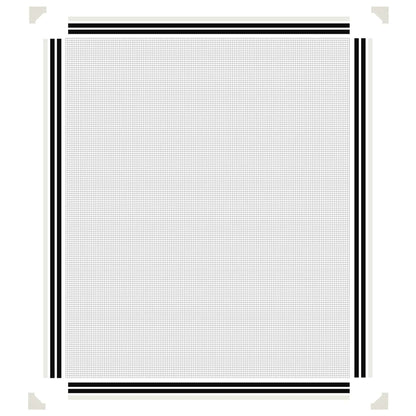 Magnetic Insect Screen for Windows White 100x120 cm