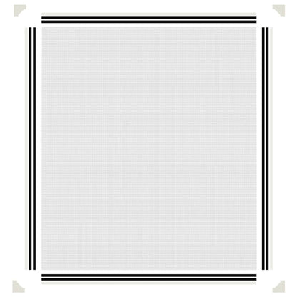 Magnetic Insect Screen for Windows White 130x150 cm