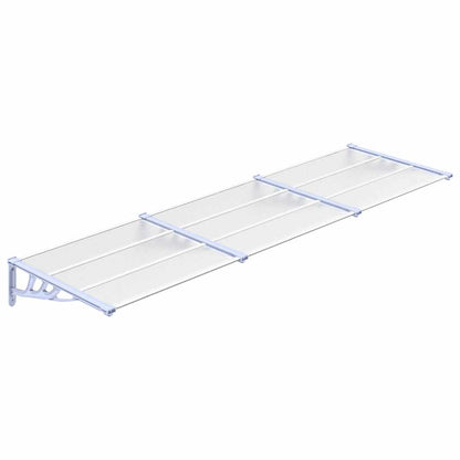 Door Canopy Gray Polycarbonate Large Durable Door Canopy