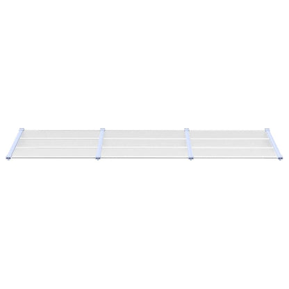 Door Canopy Gray Polycarbonate Large Durable Door Canopy