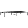 Metal Bed Frame without Mattress Black 107x203cm