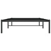 Metal Bed Frame without Mattress Black 107x203cm