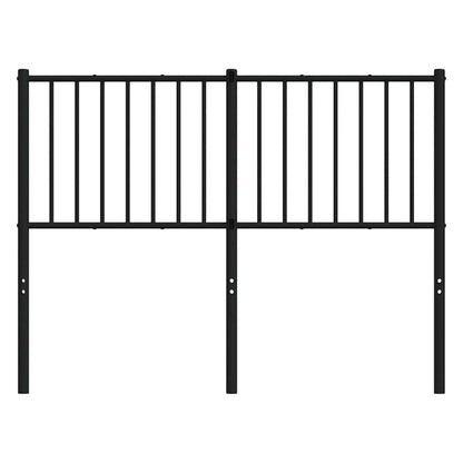 Metal Replace Headboard Black 120 cm