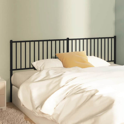 Metal Replace Headboard Black 193 cm