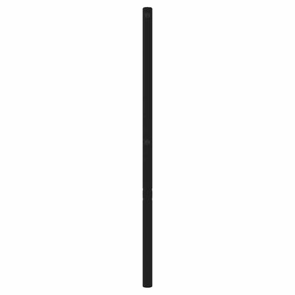 Metal Replace Headboard Black 200 cm