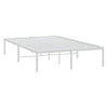 Metal Bed Frame without Mattress White 135x190cm