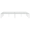 Metal Bed Frame without Mattress White 135x190cm