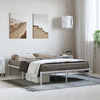 Metal Bed Frame without Mattress White 135x190cm
