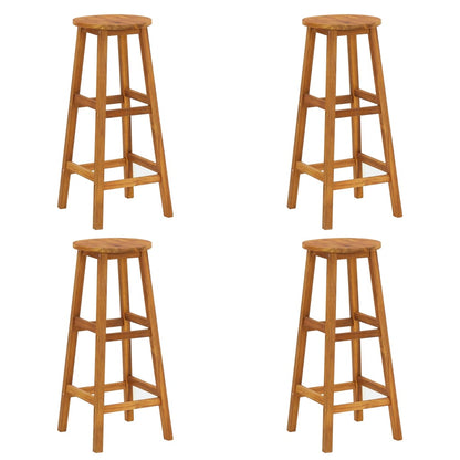 5 Piece Garden Bar Set Solid Wood  Acacia