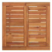 5 Piece Patio Bar Set Solid Wood Acacia
