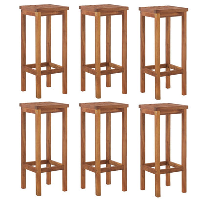 7 Piece Garden Bar Set Solid Wood  Acacia
