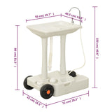 Portable Camping Toilet and Handwash Stand Set