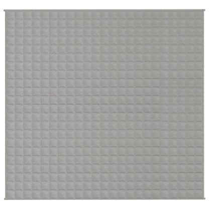 Weighted Blanket Grey 220x230 cm King 15 kg Fabric
