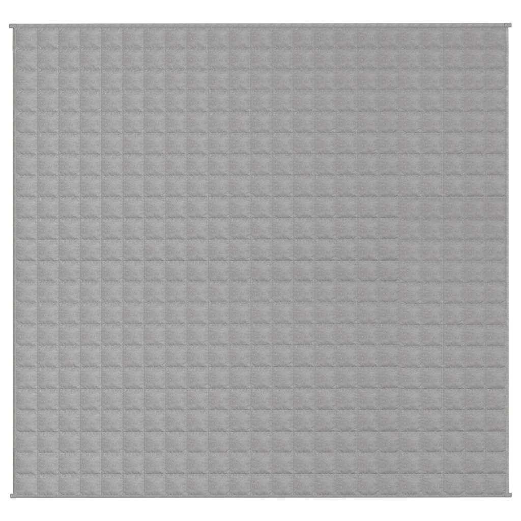 Weighted Blanket Grey 220x240 cm King 15 kg Fabric