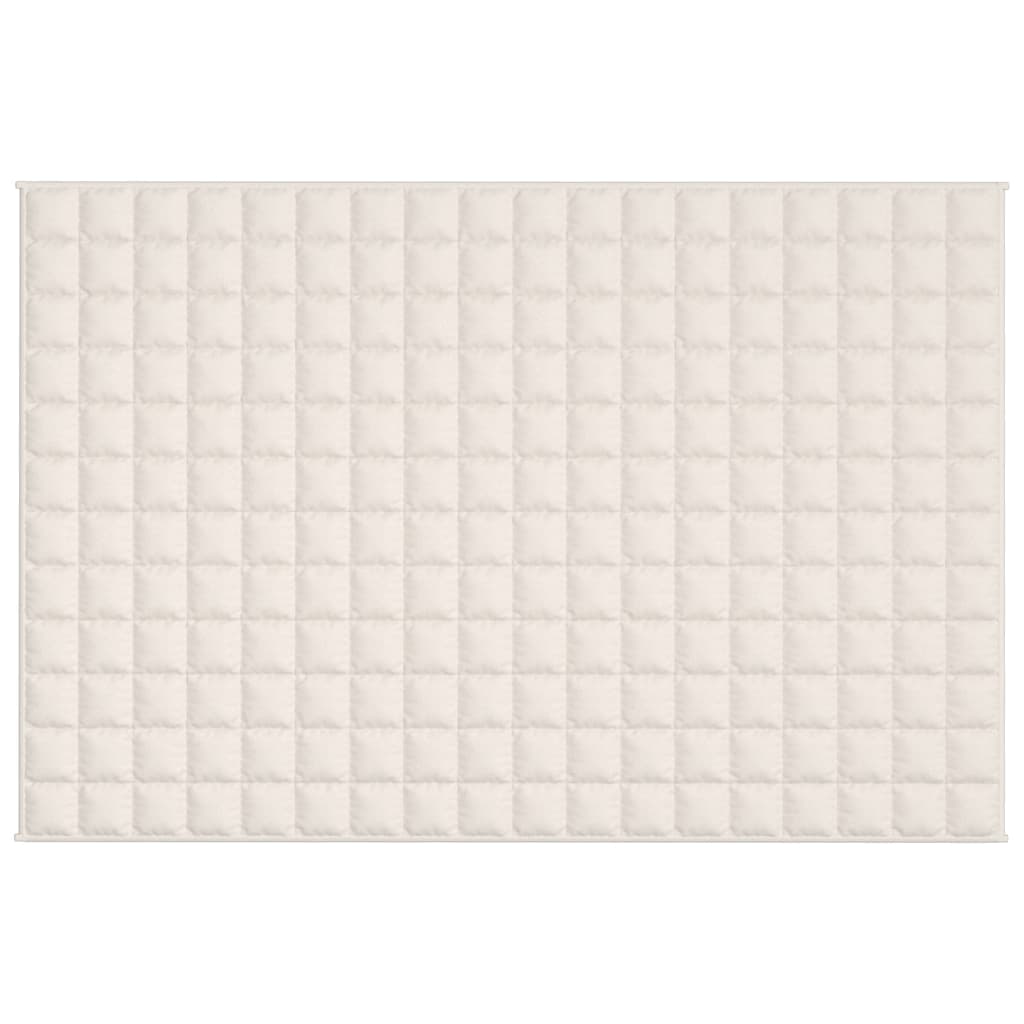 Weighted Blanket Light Cream 122x183 cm 5 kg Fabric