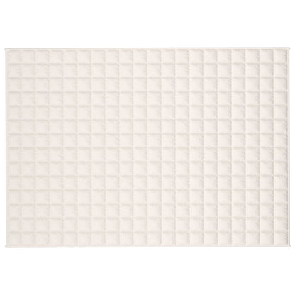 Weighted Blanket Light Cream 135x200 cm Single 10 kg Fabric