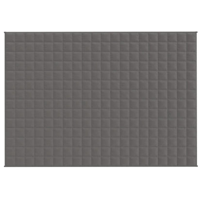 Weighted Blanket Grey 137x200 cm Single 10 kg Fabric