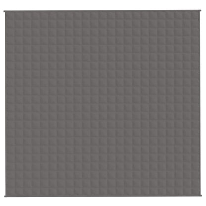 Weighted Blanket Grey 220x230 cm King 15 kg Fabric