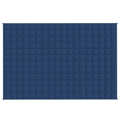 Weighted Blanket Blue 135x200 cm Single 6 kg Fabric