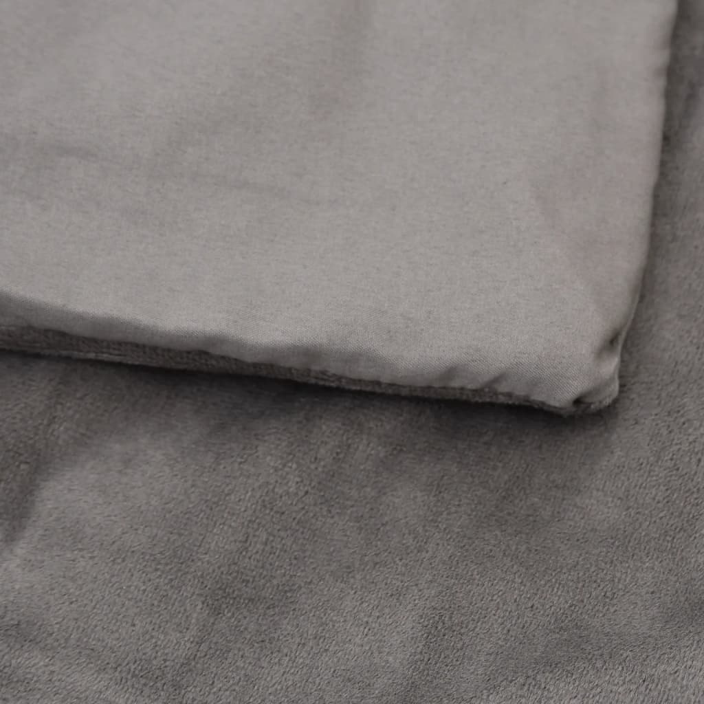 Weighted Blanket with Cover Grey 200x230 cm 13 kg Fabric