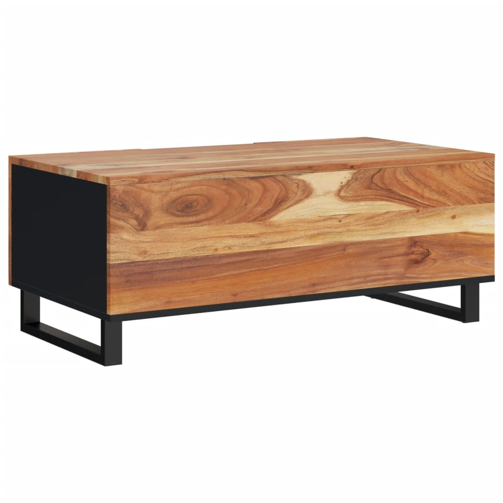 Coffee Table 100x54x40 cm Solid Wood Acacia&Engineered Wood