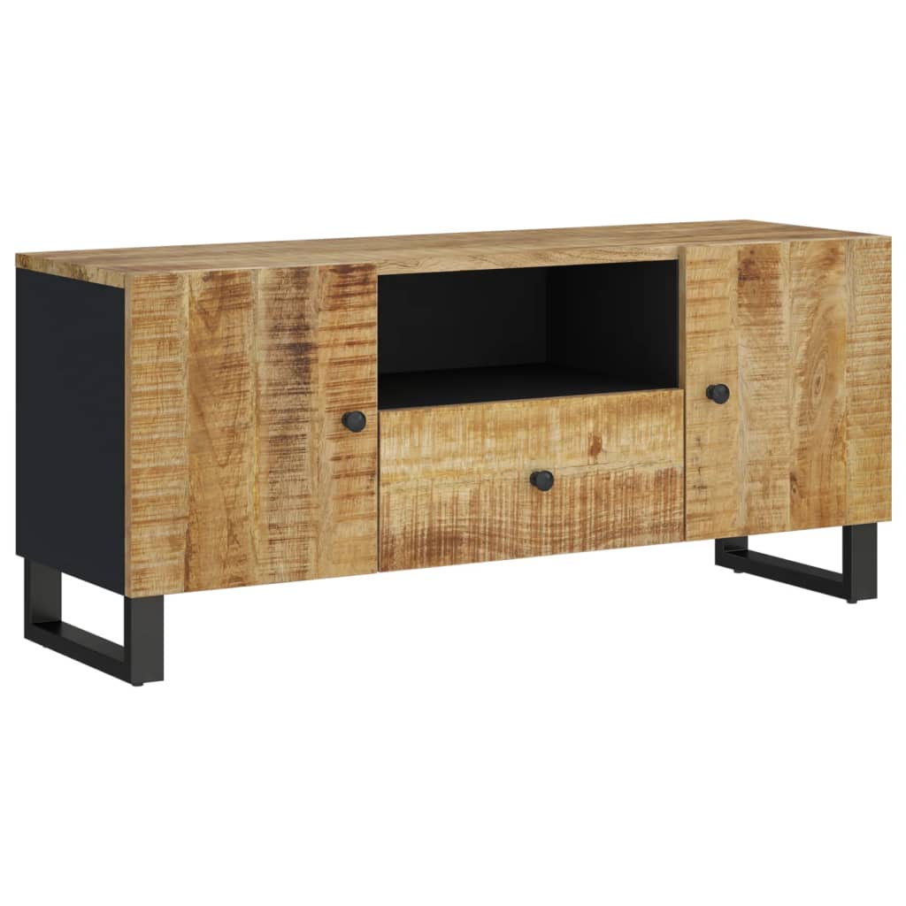 TV Cabinet 105x33.5x46 cm Solid Wood Mango&Engineered Wood