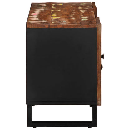TV Cabinet 105x33.5x46 cm Solid Wood Reclaimed&Engineered Wood