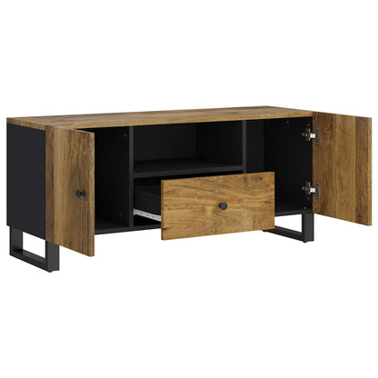 TV Cabinet 105x33.5x46 cm Solid Wood Mango&Engineered Wood