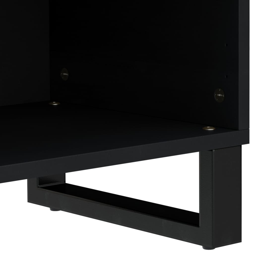 TV Cabinet 80x33x46 cm Solid Wood Mango&Engineered Wood