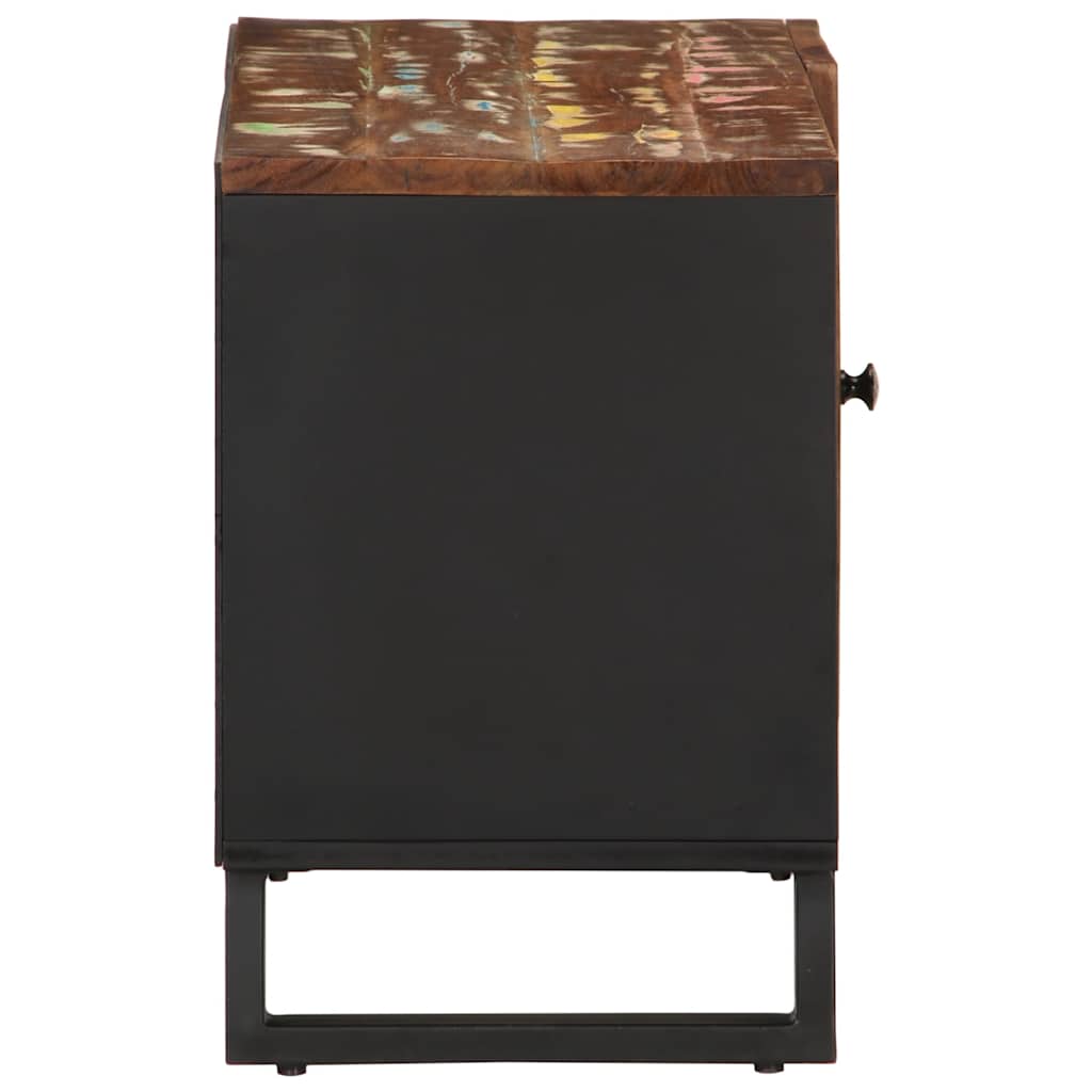 TV Cabinet 80x33x46 cm Solid Wood Reclaimed&Engineered Wood