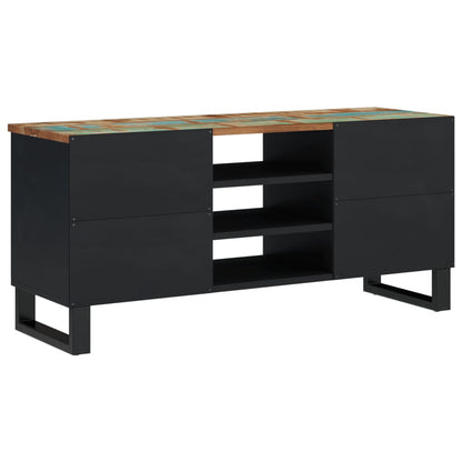 TV Cabinet 100x33x46 cm Solid Wood Reclaimed&Engineered Wood