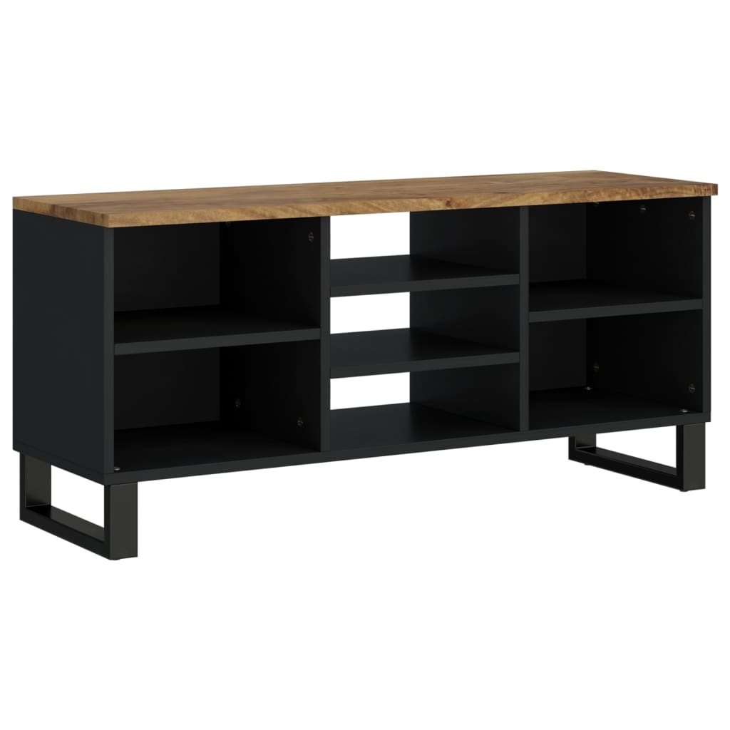 TV Cabinet 100x33x46 cm Solid Wood Mango&Engineered Wood